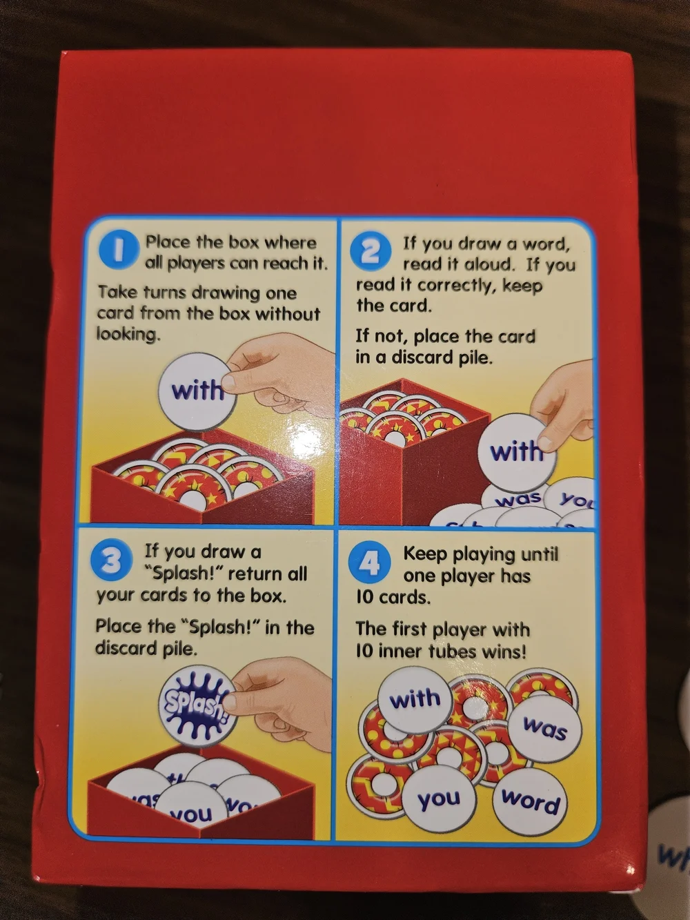 Lakeshore Splash! Sight-Words Reading Game - Red & Blue